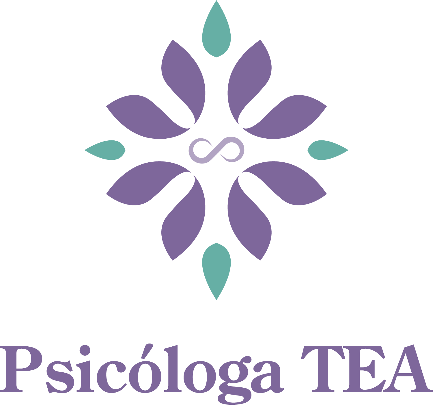 Logo vertical de Psicóloga TEA, atención especializada en autismo y neurodivergencia